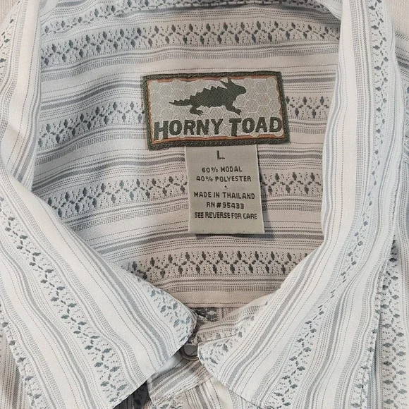Horny Toad Shirt Men's Large Short Sleeve Outdoor Wear Toad & Co - Picture 4 of 6
